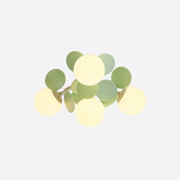 Contemporary Nordic Iron Glass PVC Ball Round Pieces 4/6/8/9/12 Light Semi-Flush Mount Ceiling Light For Bedroom - Image 21