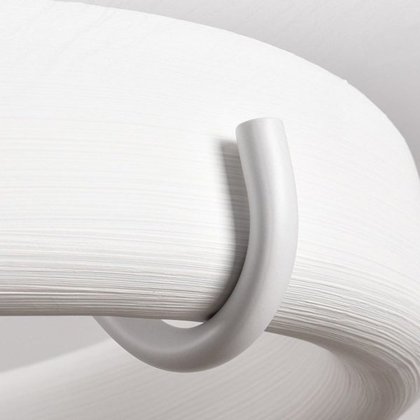 Traditional French Metal Resin Round Carved Floral LED Chandeliers For Living Room - Image 10