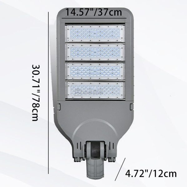 Contemporary Industrial Waterproof Aluminum PMMA Rectangular Street Lamp Shade LED Outdoor Light For Outdoor Patio - Image 14