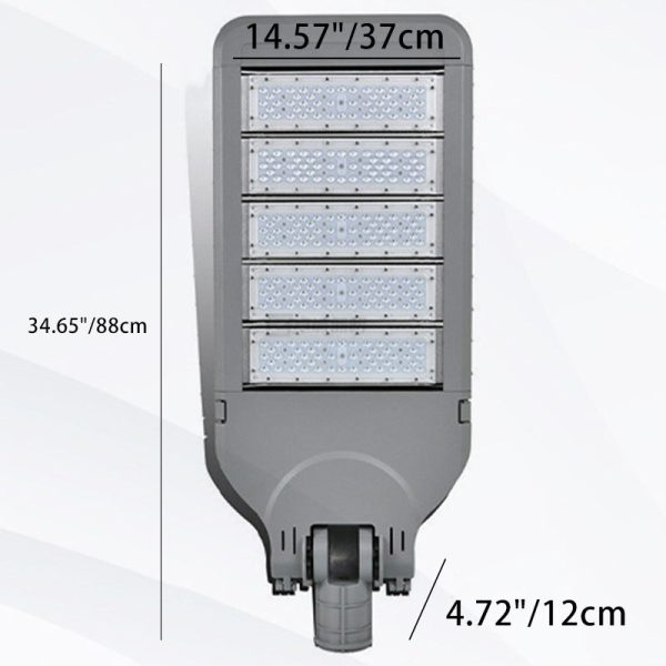 Contemporary Industrial Waterproof Aluminum PMMA Rectangular Street Lamp Shade LED Outdoor Light For Outdoor Patio - Image 15