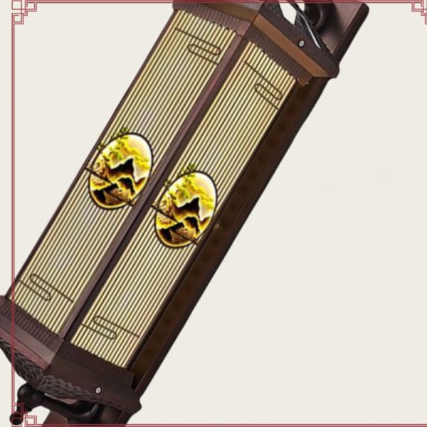 Traditional Chinese Solar Waterproof Aluminum Glass Landscape Cylinder LED Wall Sconce Lamp For Outdoor Patio - Image 9