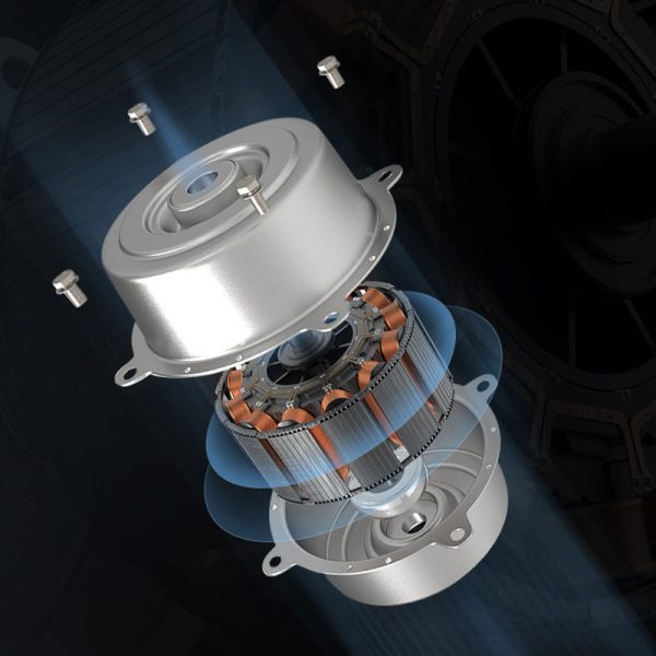 Contemporary Scandinavian Acrylic ABS Metal Round Flower LED Semi-Flush Mount Ceiling Fan Light For Living Room - Image 11