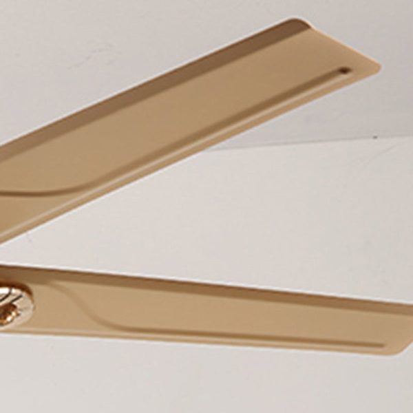 Traditional European Bell Floral Iron Wood PVC Glass 5-Light Downrods Ceiling Fan Light For Living Room - Image 13