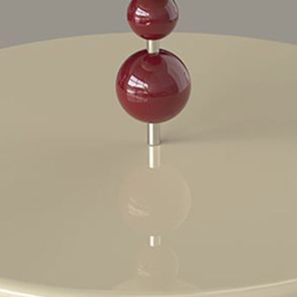 Traditional Vintage Iron Acrylic Round Pleated LED Semi-Flush Mount Ceiling Light For Bedroom - Image 13