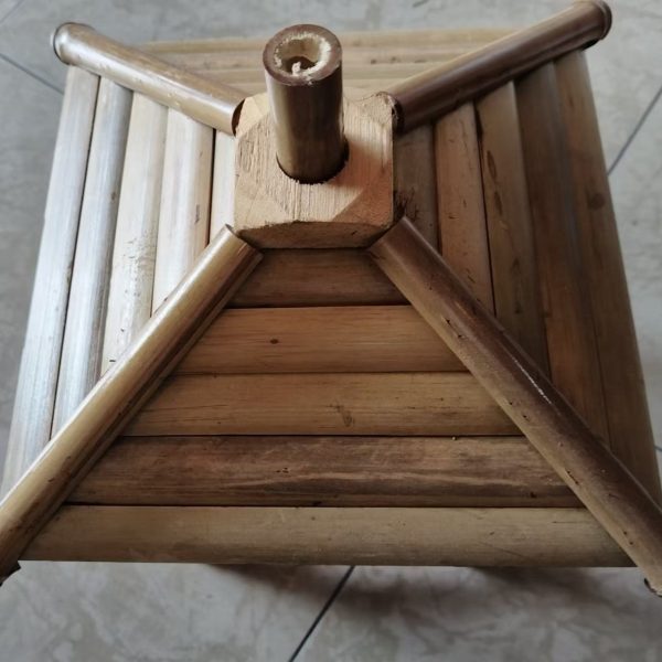 Japanese Rustic Vintage Bamboo Weaving 1-Light Pendant Light - Image 12