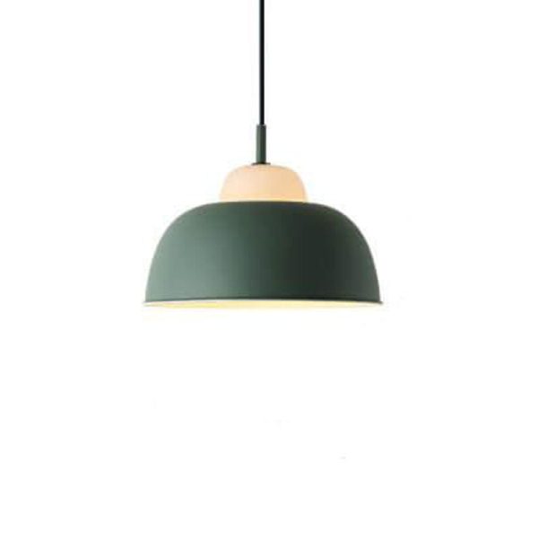 Nordic Creative Macaron Aluminum 1-Light Dome Pendant Light - Image 23