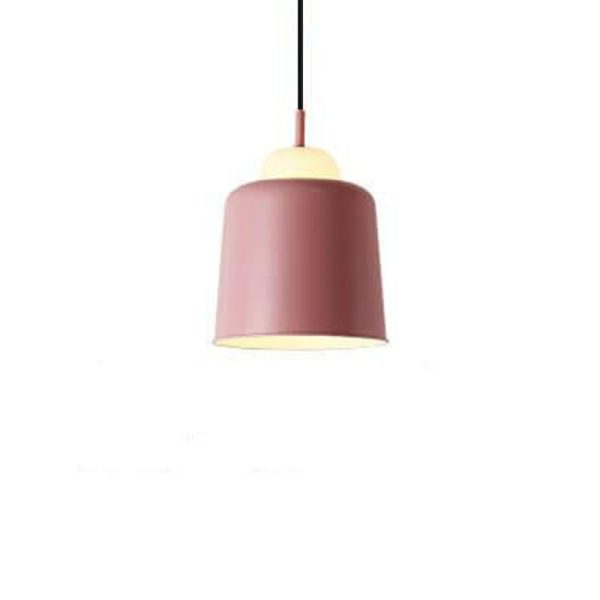 Nordic Creative Macaron Aluminum 1-Light Dome Pendant Light - Image 19