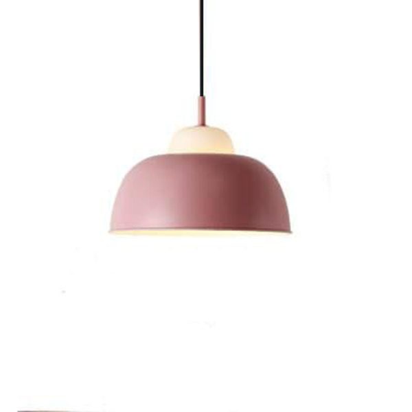 Nordic Creative Macaron Aluminum 1-Light Dome Pendant Light - Image 20