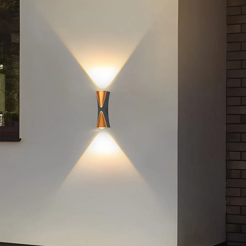 Creative-Up-Down-Outdoor-Wall-Lighting.jpg Creative Up and Down Lights LED Waterproof Modern Outdoor Wall Lamp - Image 1