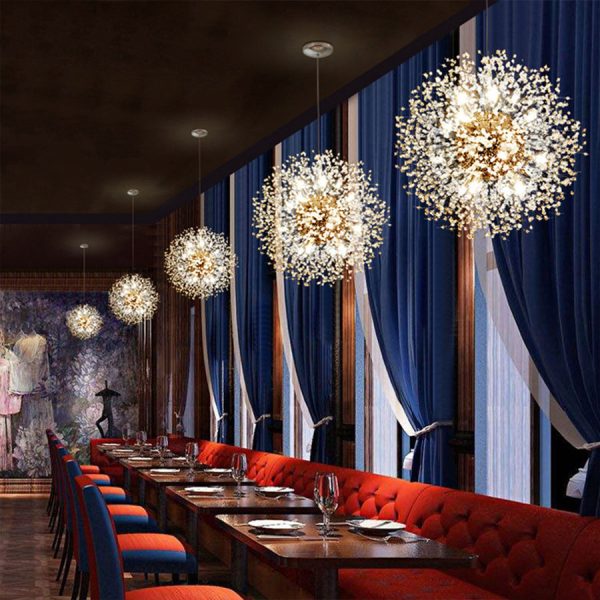 24'' Shrub Inspired LED Vintage Chandelier Pendant Light Hanging Lamp - Image 6