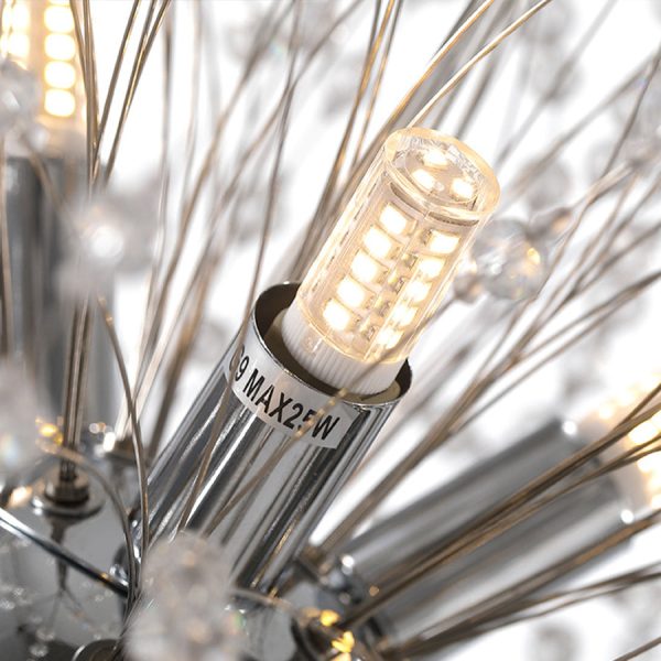 24'' Shrub Inspired LED Vintage Chandelier Pendant Light Hanging Lamp - Image 9