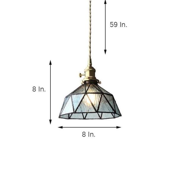 Classic Glass LED Nordic Style Pendant Lighting Hanging Ceiling Lights - Image 4