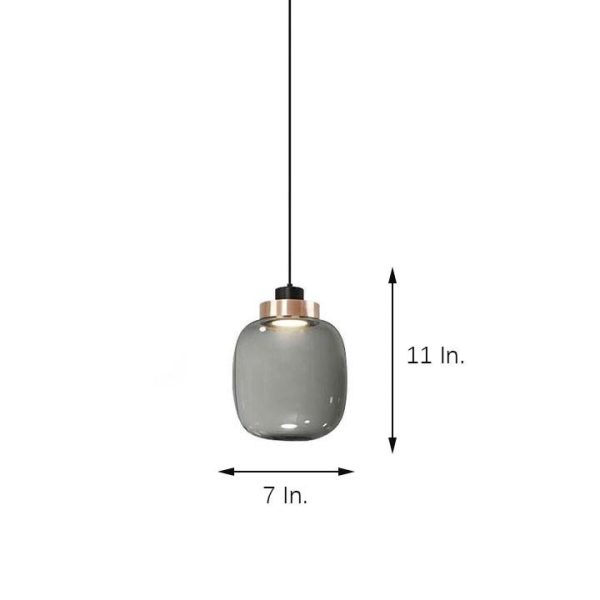 Round Globe LED Nordic Glass Pendant Light Hanging Lamp Island Lights - Image 6