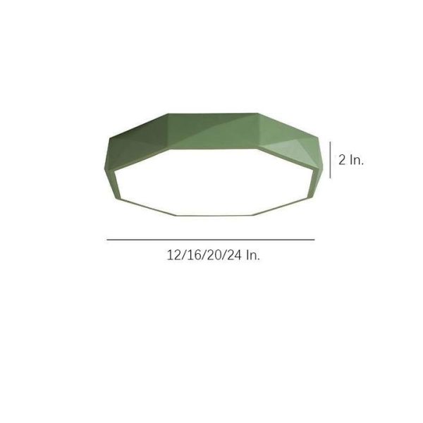 Octagonal Bedroom LED Flush Mount Ceiling Light for Baby Kids - Image 10