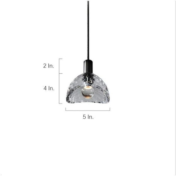 LED Nordic Crystal Pendant Lighting Island Lights Hanging Lamp Chandelier - Image 7