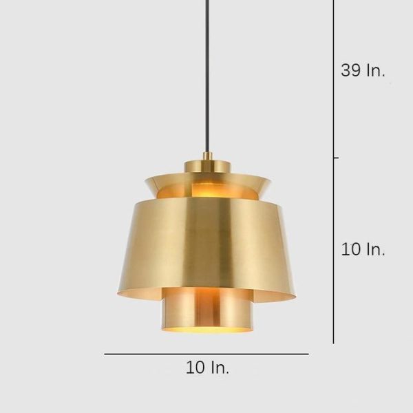 Creative Cylindrical Electroplated Metal LED Modern Pendant Lighting - Image 5