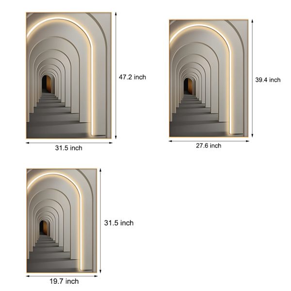 Decorative LED Light Canvas Hanging Painting with Remote - Image 5