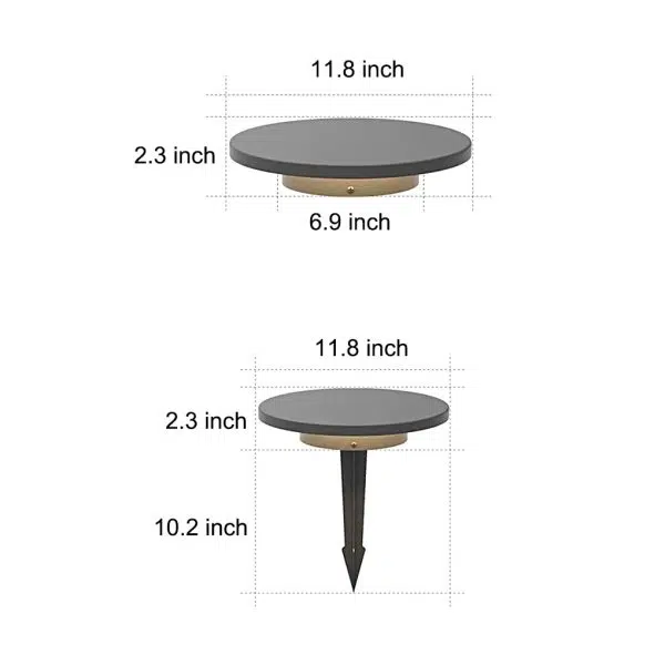 Halo Bottom-Emitting LED Ground Solar Lights Durable & Elegant for Outdoors - Image 11
