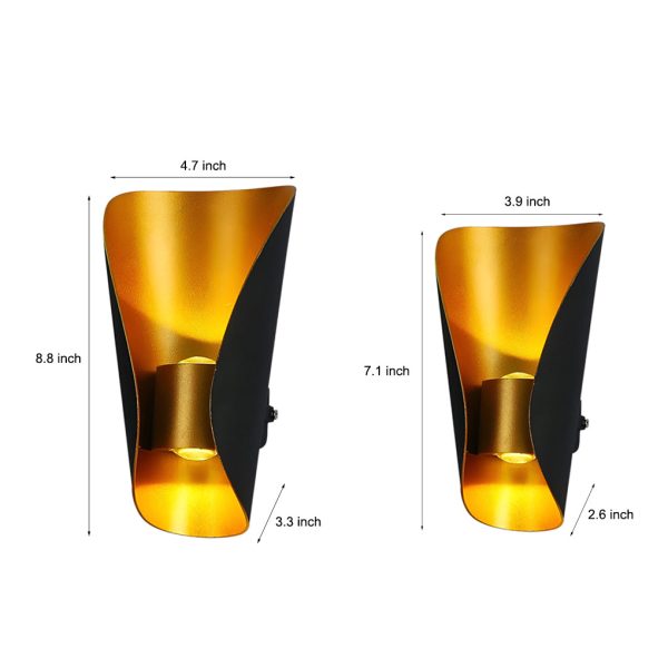 Unique Creative Up and Down Lights Outdoor Wall Lights Waterproof Wall Sconces Wall Lamp - Image 8