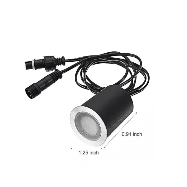 LED Outdoor Stairway Light Kit 16 Pc Weatherproof Recessed Deck and Step Lights - Image 5