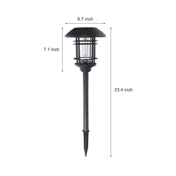 Solar Outdoor Lights Garden Lights LED Post Lights Landscape Lighting Pathway Lights - Image 7
