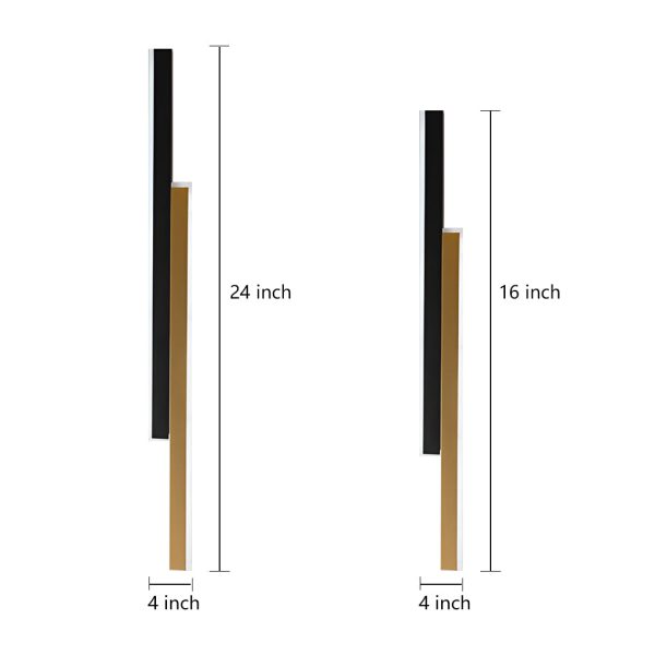 Nordic Minimalist Double Long Strip LED Wall Lamp for Living Room Bedside Aisle - Image 8