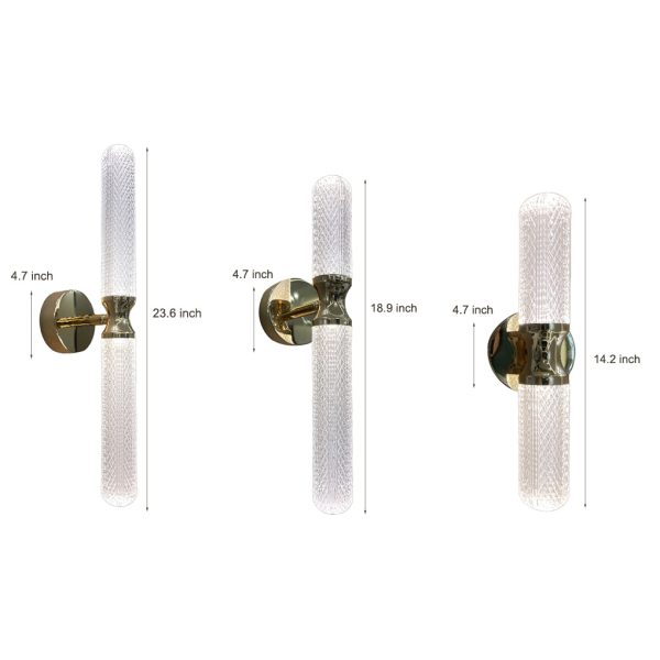 Minimalist Strip Three Step Dimming Light LED Modern Wall Sconces Lighting - Image 7