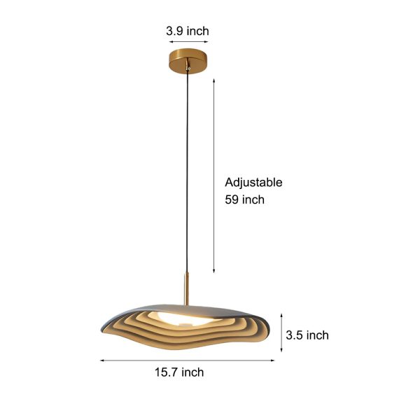 Creative Round 12W LED Nordic Chandelier Pendant Light Hanging Ceiling Lights - Image 11