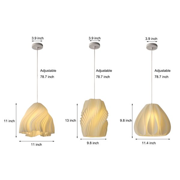3D Printing Creative 16W Nordic Chandelier Pendant Light - Image 13