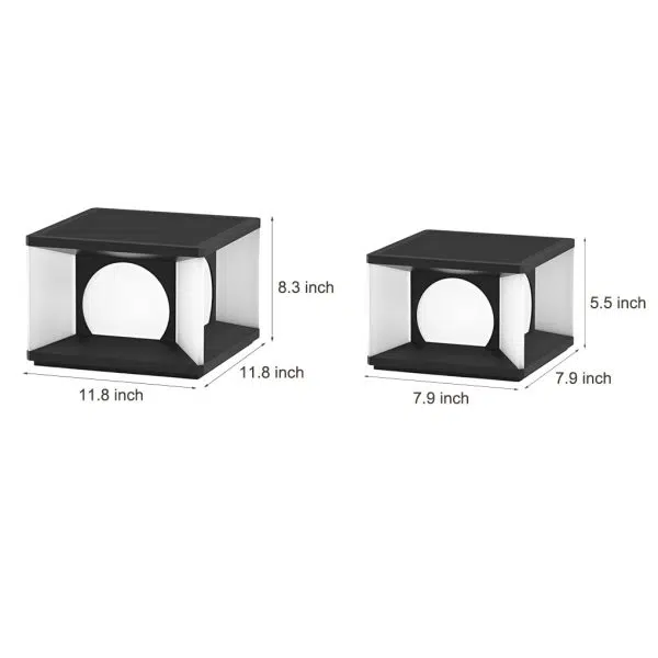 Square LED Waterproof Modern Solar Post Caps Lights Deck Post Lights - Image 8