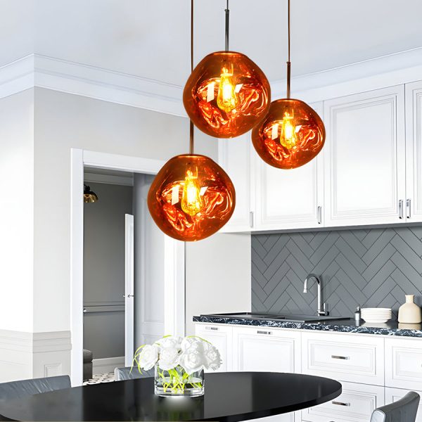 Irregular Creative Lava Glass Ball Personality Post-Modern Pendant Lights - Image 4