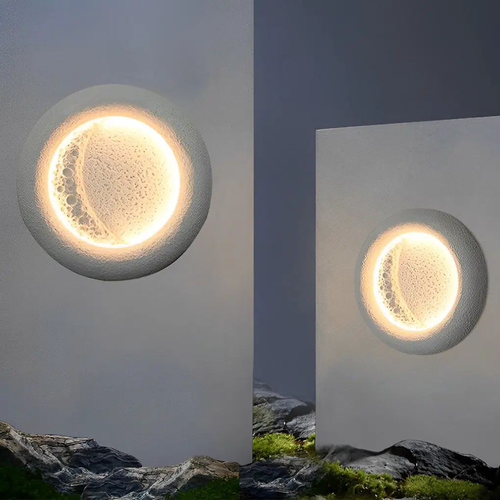 Moon-Modern-Outdoor-Wall-Lighting.jpg Creative Moon Shaped Waterproof LED 10W Modern Wall Lamp Exterior Decor - Image 1