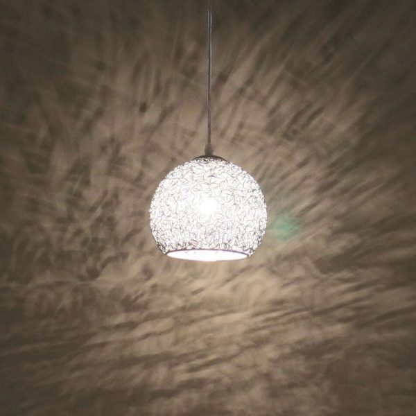 Modern Aluminum Wire 1-Light Dome Pendant Light - Image 8