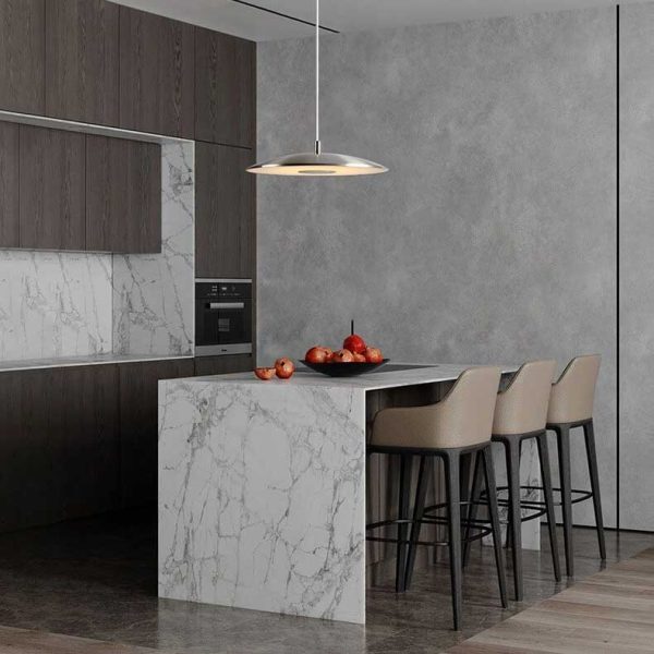 Nordic Round Plate Flying UFO 1-Light LED Pendant Light - Image 2