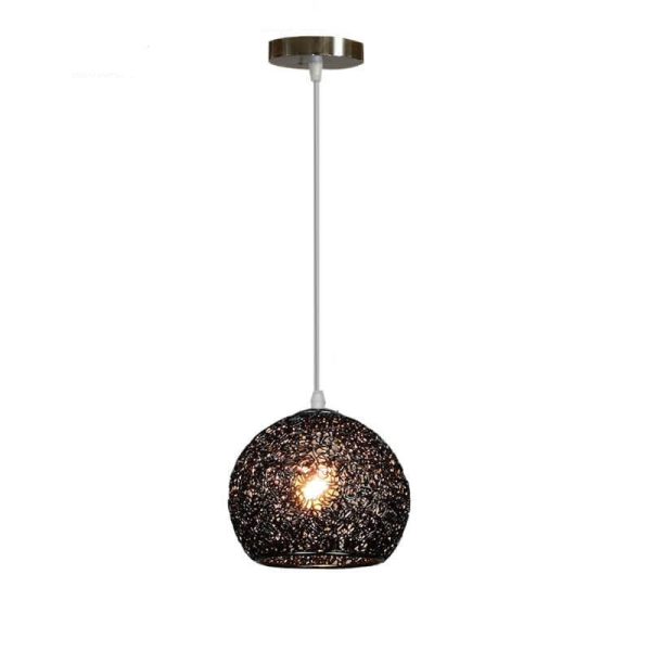 Modern Aluminum Wire 1-Light Dome Pendant Light - Image 16