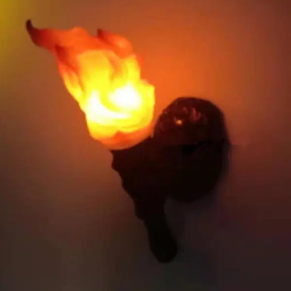 Retro Industrial Resin Torch 1-Light Wall Sconce Lamp - Image 5