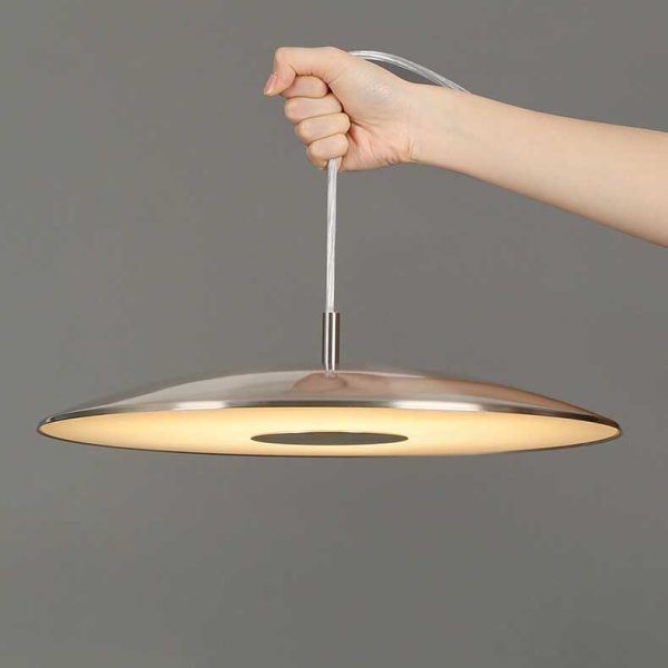 Nordic Round Plate Flying UFO 1-Light LED Pendant Light - Image 3