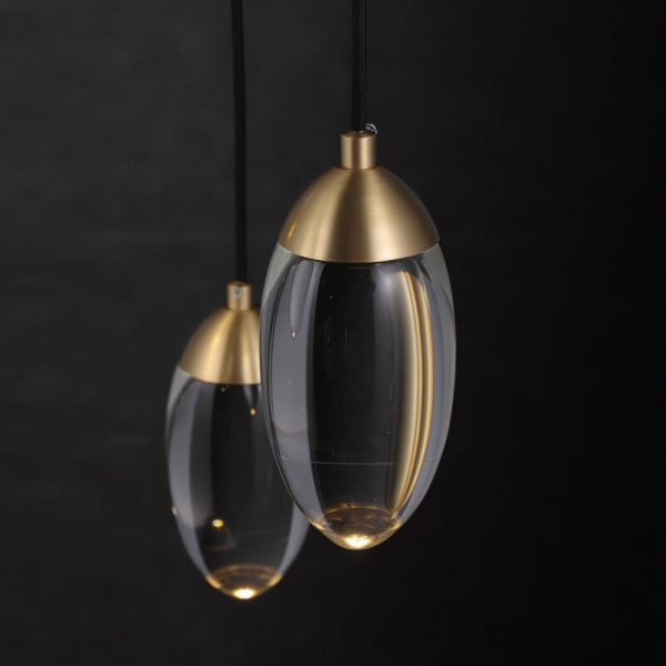 Modern Teardrop  Crystal LED Pendant Light - Image 9