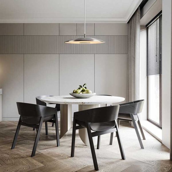 Nordic Round Plate Flying UFO 1-Light LED Pendant Light - Image 5