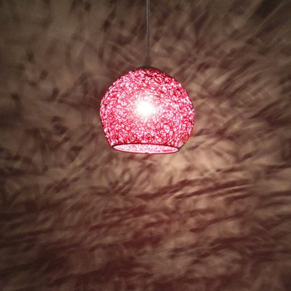 Modern Aluminum Wire 1-Light Dome Pendant Light - Image 7