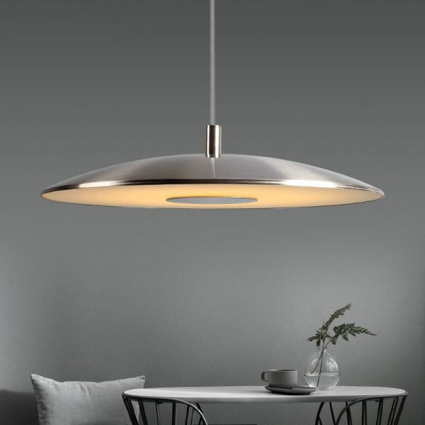 Nordic Round Plate Flying UFO 1-Light LED Pendant Light - Image 10
