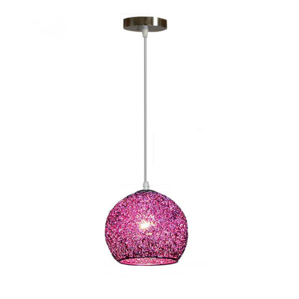 Modern Aluminum Wire 1-Light Dome Pendant Light - Image 24
