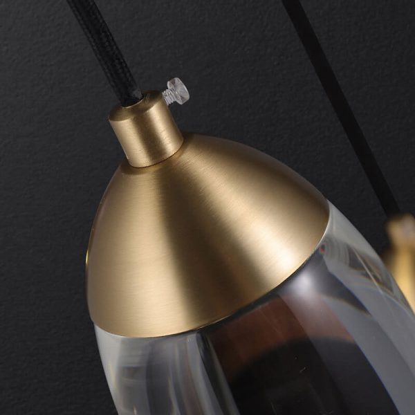 Modern Teardrop  Crystal LED Pendant Light - Image 10