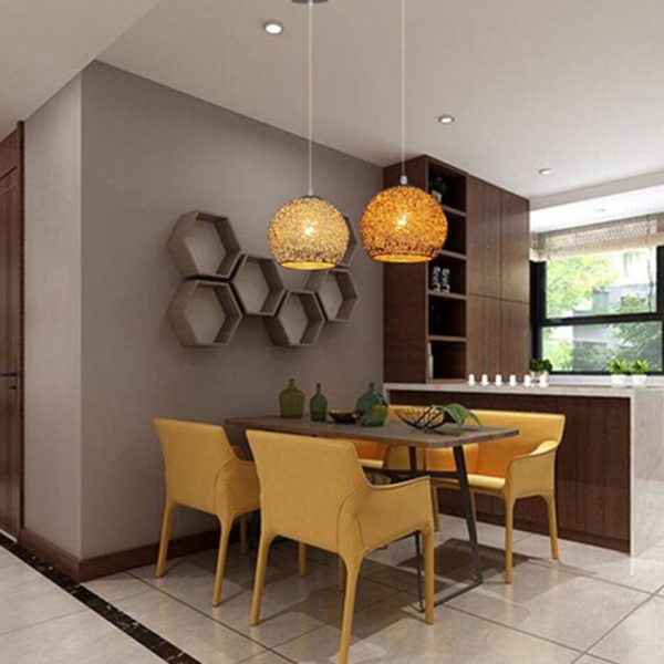 Modern Aluminum Wire 1-Light Dome Pendant Light - Image 4