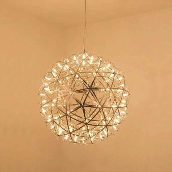 Modern Globe 12 Light LED Firework Pendant Light - Image 7
