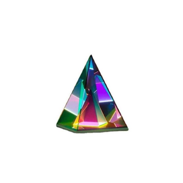Magic Cube Box Triangle Acrylic Color LED Table Lamp - Image 7