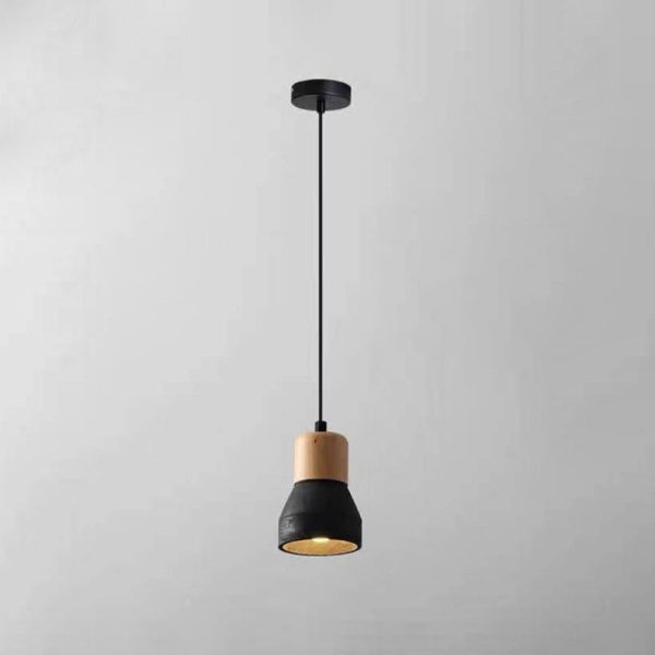 Nordic Cement Tapered 1-Light Mini LED Pendant Light - Image 16