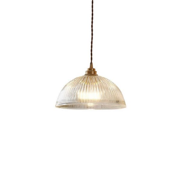Modern Simple Clear Glass Dome Pot Lid 1-Light Pendant Light - Image 13
