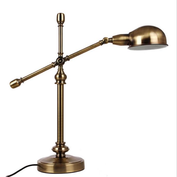 Simple Industrial Iron Eye Protection 1-Light Table Lamp - Image 2