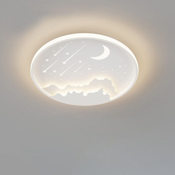 Modern Simplicity Iron Round Children LED Flush Mount Ceiling Light For Bedroom - Image 15